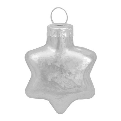 Northlight 56ct Shiny Silver Star Christmas Ornaments 1.75" (45mm)