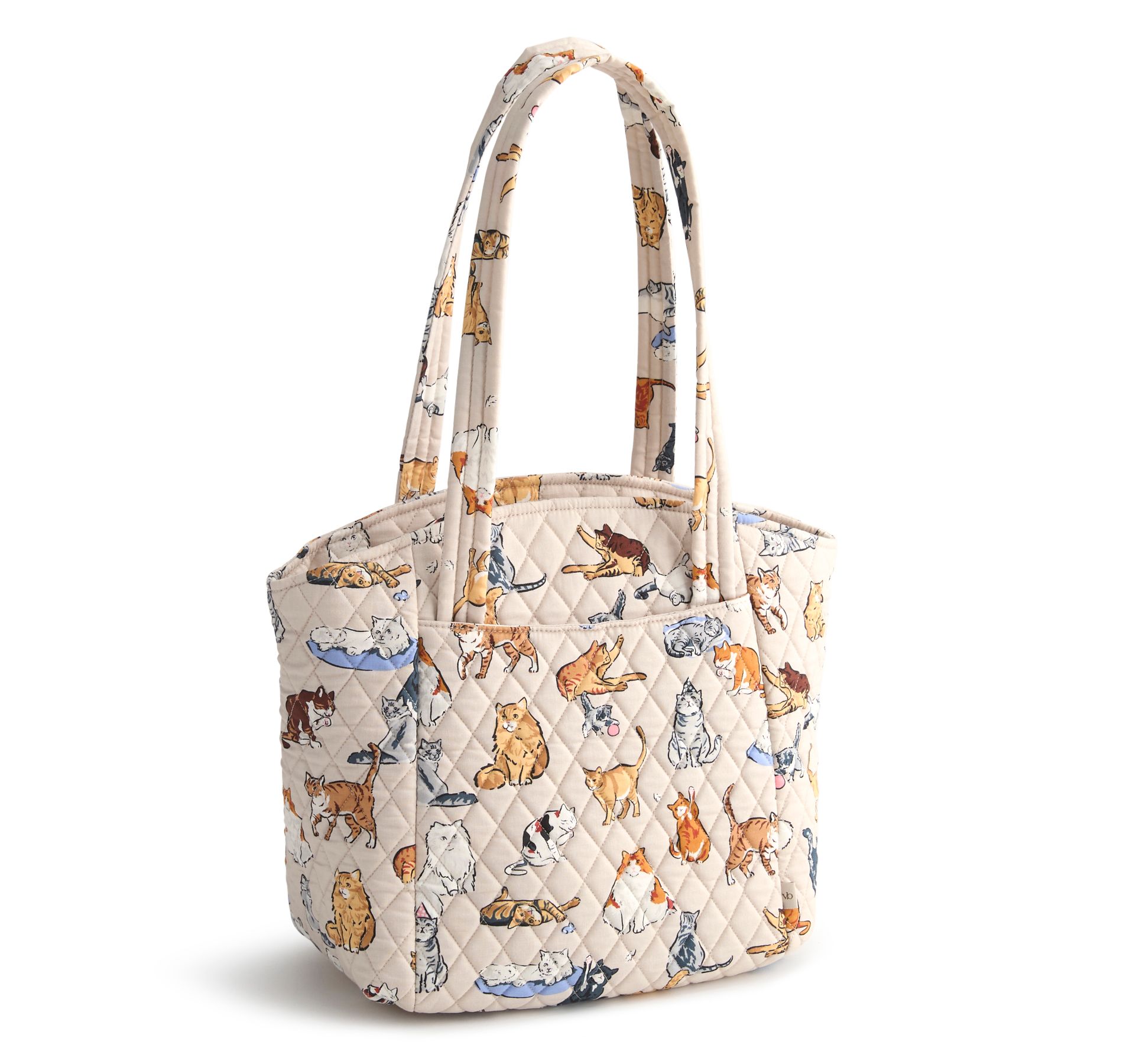 Vera Bradley Women's Outlet Cotton Glenna Bag A Cat's Life