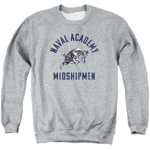 Us Naval Academy Official Usna Midshipmen Logo Adult Crewneck Sweatshirt - 1 of 4