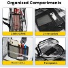 Clear Heavy Duty PVC Transparent Backpack - Extra Large Size with Reinforced Straps, Ideal for College - 4 of 4