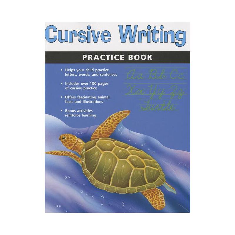 Cursive Writing Practice Book (Flash Kids Harcourt Family Learning) - (Paperback), 1 of 2