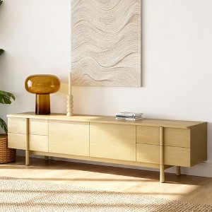 Gaoyangjiaju 86.8 Inch TV Stand for TVs up to 90 Inches with Drawers and Cabinets Living Room Media Console - 1 of 4