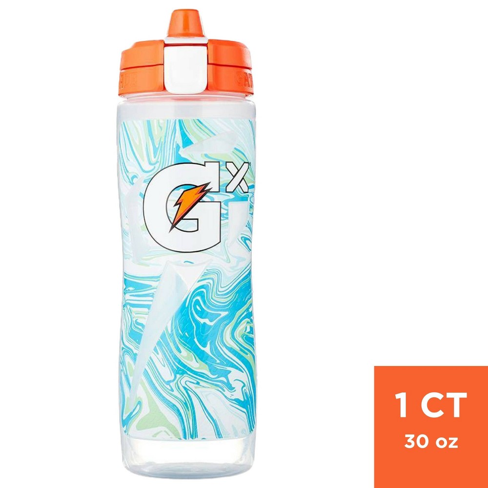 Photos - Glass Gatorade GX 30oz Water Bottle - Marble White: BPA-Free Plastic Drinkware