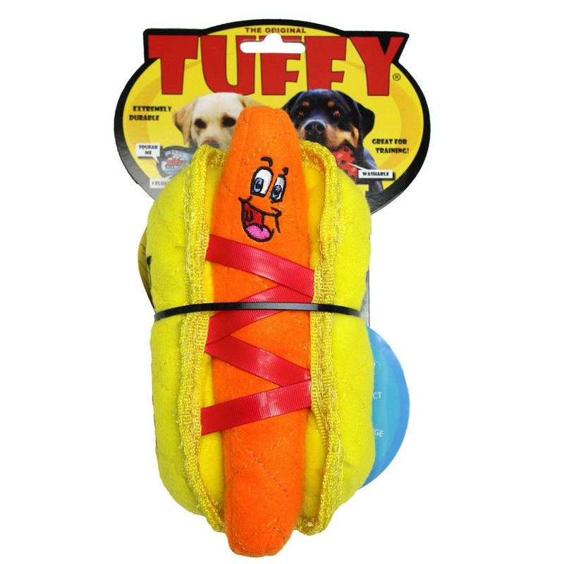 Tuffy Funny Food Hot Dog Dog Toy, 4 of 8