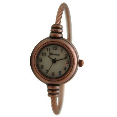 Olivia Pratt Thin Swirl Delicate Bangle Women Watch