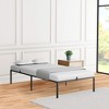 14 Inch Metal Bed Frame, Twin Size Platform Bed with Steel Slats, Anti-Slip Support, Noise Free, No Box Spring Needed, Black - 3 of 4