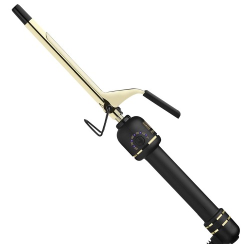 Hot Tools 24k Gold Extended Barrel Spring Curling Iron 1 2 With Clamp For Super Tight Curls Target