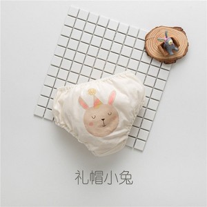 MyKids-Usa Baby Boy And Girl Cartoon Print Pattern Cotton Triangle Underwear - 1 of 4