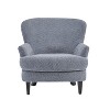Christopher Knight Home Gerald Contemporary Boucle Upholstered Club Chair and Ottoman Set - 4 of 4