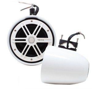 BLUAVE XT-65w XT-65 6.5" Tower Speaker Pods (WHITE) With Adjustable Clamp - 1 of 4