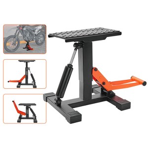 VEVOR Dirt Bike Lift Stand, Motorcycle Jack Lift Stand 440 lbs Capacity and Hydraulic Lift Operation, Adjustable Height Hoist Table - 1 of 4