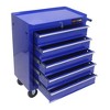 ORRD 5-Drawer Rolling Tool Chest with Locking Wheels, Detachable Top Box & Storage Cabinet – Blue - 4 of 4