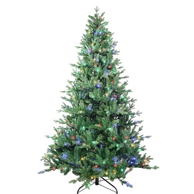 Kurt Adler 7' Pre-Lit Multi-Color LED Jackson Pine Tree