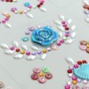 Wrapables Crystal Rhinestone Gem Stickers for DIY Arts & Crafts, Smartphones, Water Bottles, Sunglass Cases (Set of 6), Floral and Crown - 3 of 4