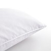 Peace Nest Goose Feather Down Pillow White Quilted Cotton Cover Set of 2 - 4 of 4