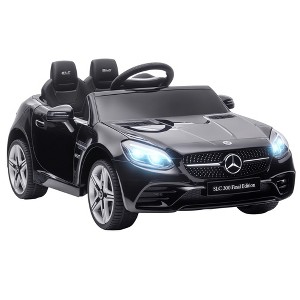 Aosom 12V Kids Electric Ride On Car with Parent Remote Control, Two Motors, 2 Speeds, Music, LED Lights, USB for 3-6 Years Old - 1 of 4