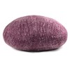 Yeti Pet Cave Pet Bed for Cats and Small Dogs, 100% New Zealand Wool, Purple - 3 of 3