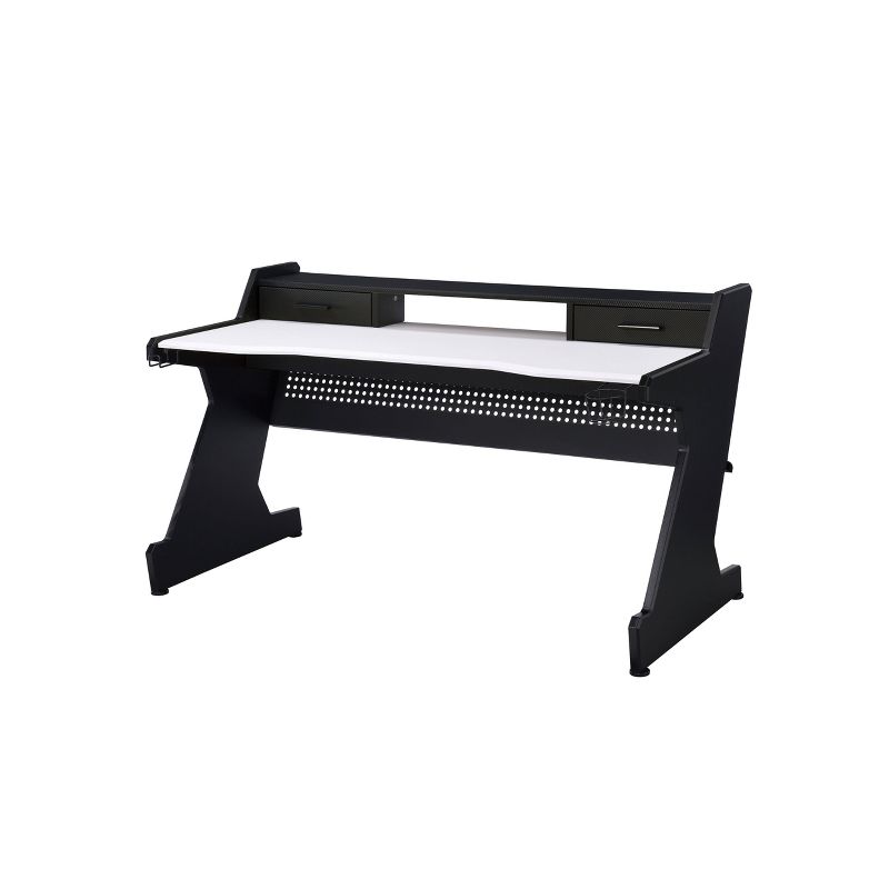 Bigga Gaming Desk Black/White - Acme Furniture, 1 of 7