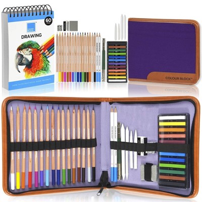 40pc Travel Bag Drawing Art Set - Colour Block : Target