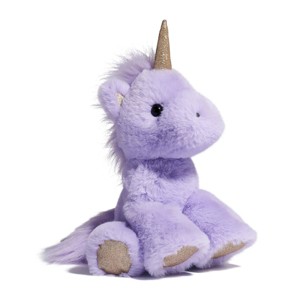 FAO Schwarz 6" Sparklers Lavender Gold Baby Unicorn Toy Plush - 1 of 4