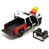 2024 Toyota Tundra TRD Off Road Ed Truck White and Red with TRD Stripes with Sunroof and Wheel Rack 1/24 Diecast Model Car - 4 of 4