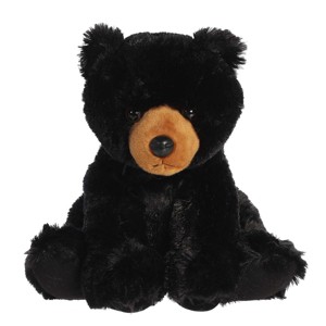 Aurora Medium Black Bear Cuddly Stuffed Animal 11" - 1 of 4