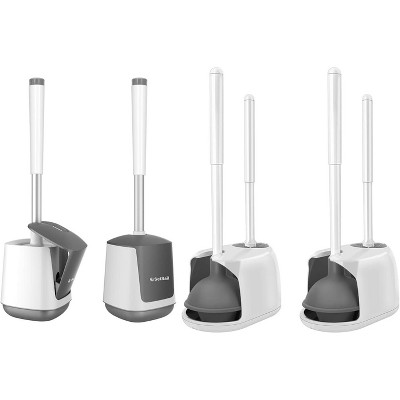 SetSail Toilet Brush and Plunger Set, 2 Packs Toilet Plungers