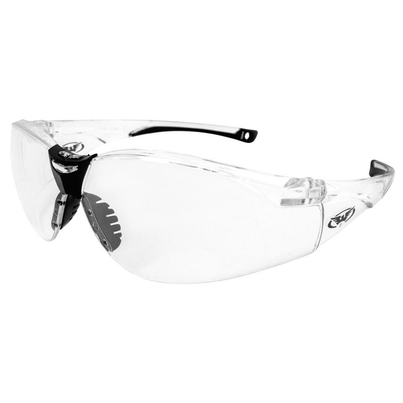 Global Vision Cruisin Safety Motorcycle Glasses with Clear Lenses, 1 of 7