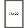 PosterPalooza | Slim Profile Silver Picture Frame - UV Acrylic, Foam Board Backing, Hanging Hardware - 2 of 4