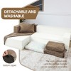 CENGHU Modular L-Shaped Sofa, Sectional Couch for 3 + 3 Seaters, Chaise Sofa Couch with Pillowcases for Living Room Free Installation - 4 of 4