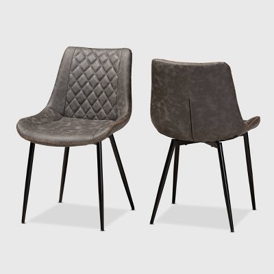 target faux leather dining chairs