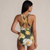 Lands' End Women's Chlorine Resistant Scoop Neck X-Back High Leg Soft Cup Tugless Sporty One Piece Swimsuit - 2 of 4