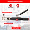 Hydraulic Flaring Tool Kit, 45°Double Brake Line Flaring Tool for 3/16"-1/2", 33PCS Flaring Dies with Tubing Cutter & Deburrer for Copper Line - 4 of 4