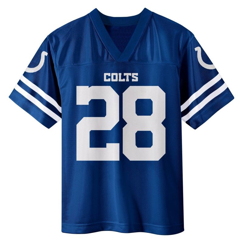 NFL Indianapolis Colts Boys&#39; Short Sleeve Taylor Jersey, 2 of 4