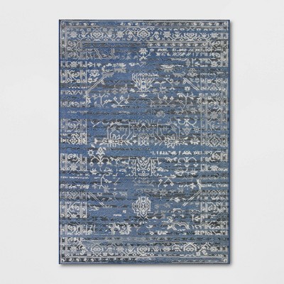 Tapestry Outdoor Rug Blue - Threshold™