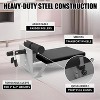 Steel Nordic Hamstring Curl Table, Reverse Hyperextension Leg Exercise Machine with Transport Wheels, Home Gym Fitness Equipment for Men/Women - 3 of 4