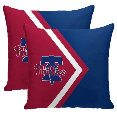 MLB Philadelphia Phillies Side Arrow Poly Span Throw Pillow - 2pk