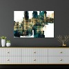 Vibrant Gold on Teal by Alex Wise Unframed Wall Canvas - iCanvas - 2 of 4
