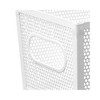 Perforated Metal Storage Bin with Handles - Set of 2 - Matte White - 4 of 4
