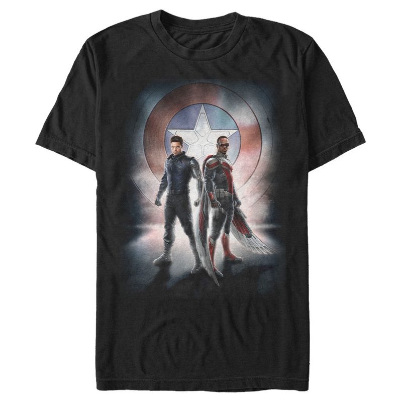 Men's Marvel The Falcon and the Winter Soldier Team Poster T-Shirt, 1 of 6