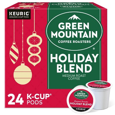 Green Mountain Coffee Holiday Blend Keurig K-Cup Coffee Pods - Medium Roast - 24ct