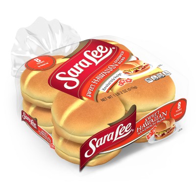 Sara Lee Hawaiian Hamburger Buns - 18oz