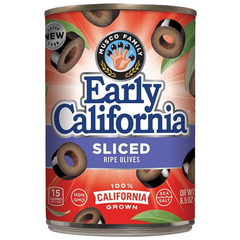 Early California Sliced Ripe Olives - 6.5oz, 1 of 6