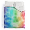 King Chelsea Victoria Tie Dye Dreams 100% Cotton Comforter Set - Deny Designs: Machine Washable, Includes 2 Shams - 2 of 4