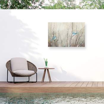 "Pretty Blue Birds" Outdoor All-Weather Wall Decor
