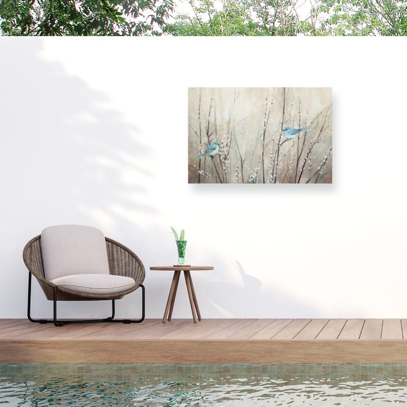 "Pretty Blue Birds" Outdoor All-Weather Wall Decor, 1 of 8