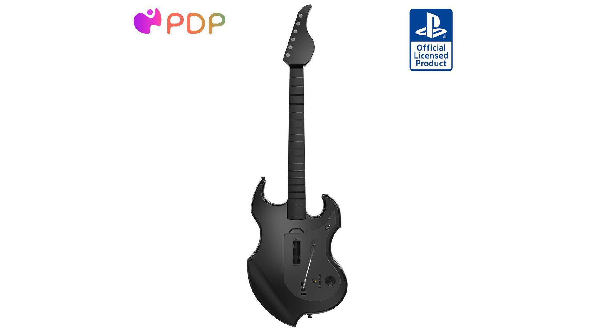 RiffMaster Wireless Guitar PlayStation: PDP Gaming Controller for PS4 & PS5