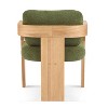Okak Modern Stylish Design Home Dining Chairs for Kitchen Dining Room,Small Boucle Upholstered Seating Dining Chair Set of 2 - 4 of 4