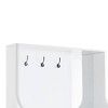 Buck 43" Hall Trees White High Gloss - Acme Furniture - 2 of 4