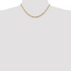 Black Bow Jewelry 3.25mm, 14k Yellow Gold, Solid Byzantine Chain Necklace - 2 of 4